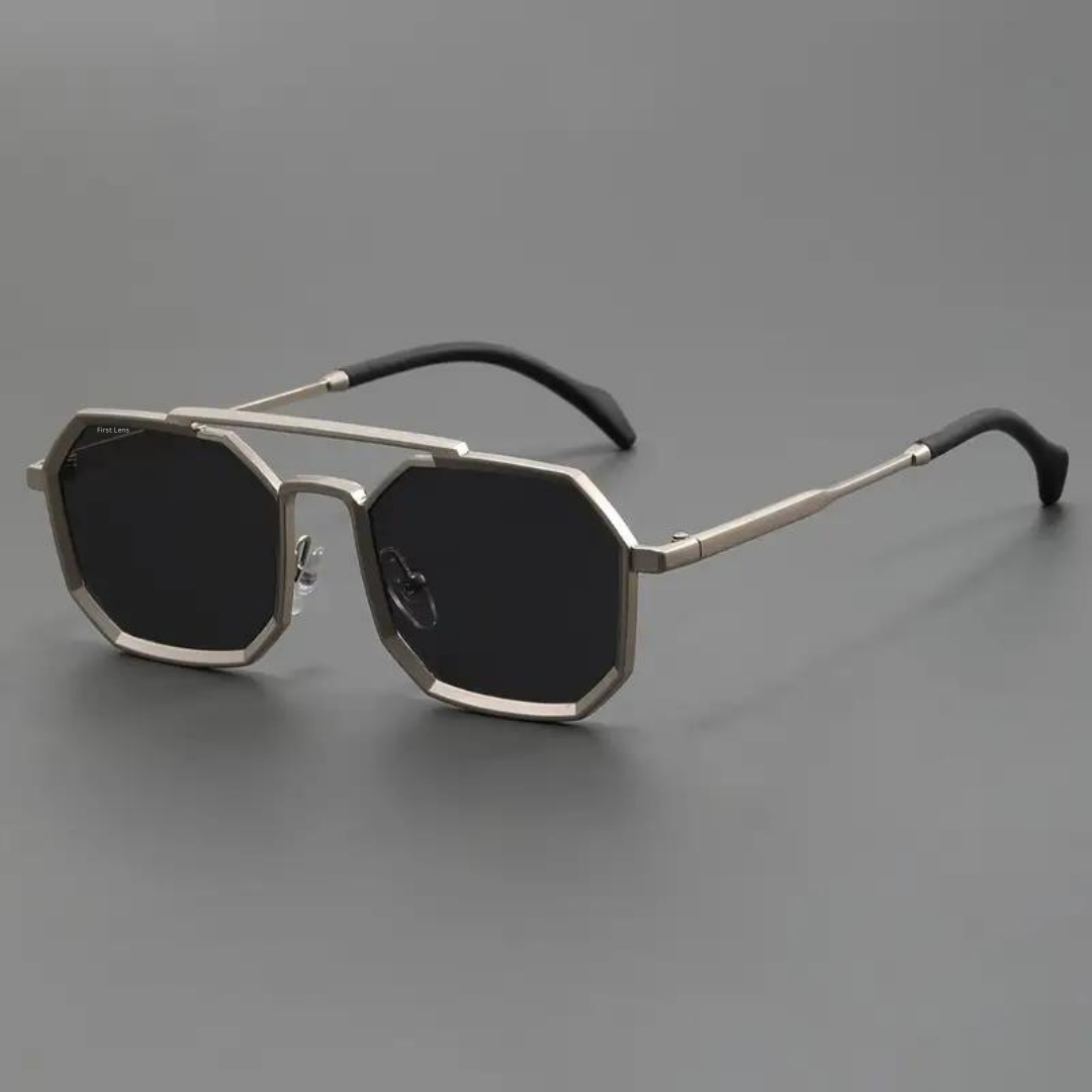 First Lens Gun Metal Sunglasses - Scratch-Resistant Lenses