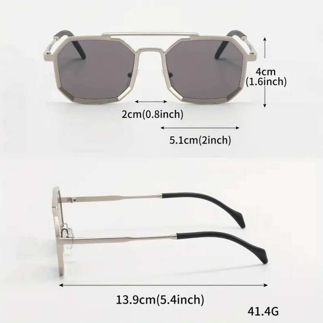 First Lens Gun Metal Sunglasses - Sleek and Modern Look