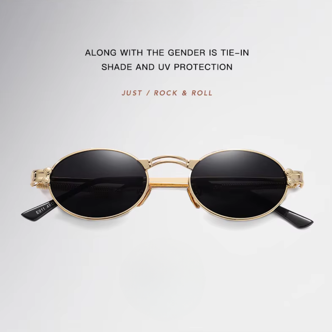 First Lens Heritage UV400 Sunglasses -  Black - S328