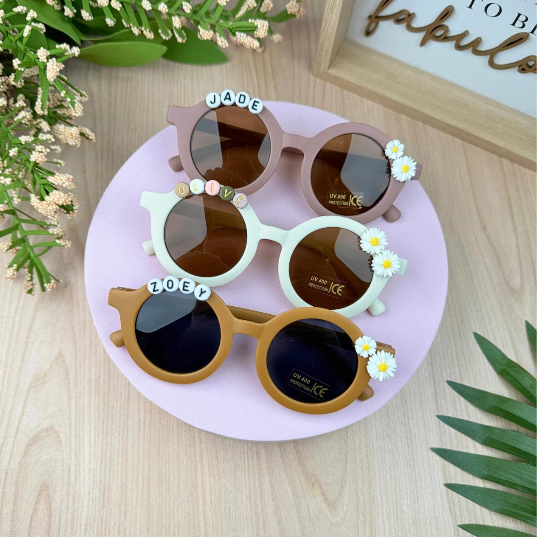 First Lens Kids Custom Sunglasses With Name UV 400