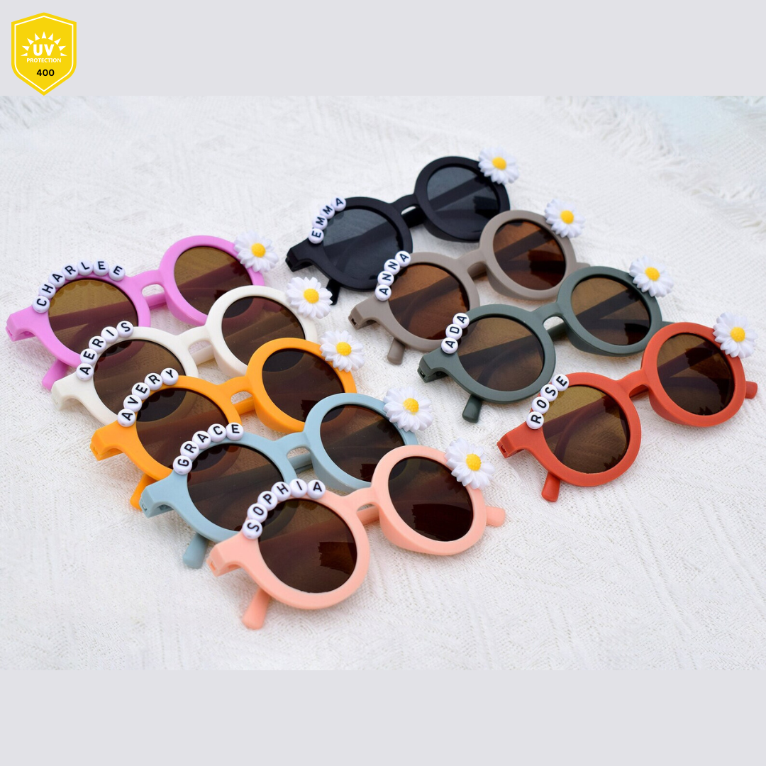 First Lens Kids Custom Sunglasses With Name UV-400