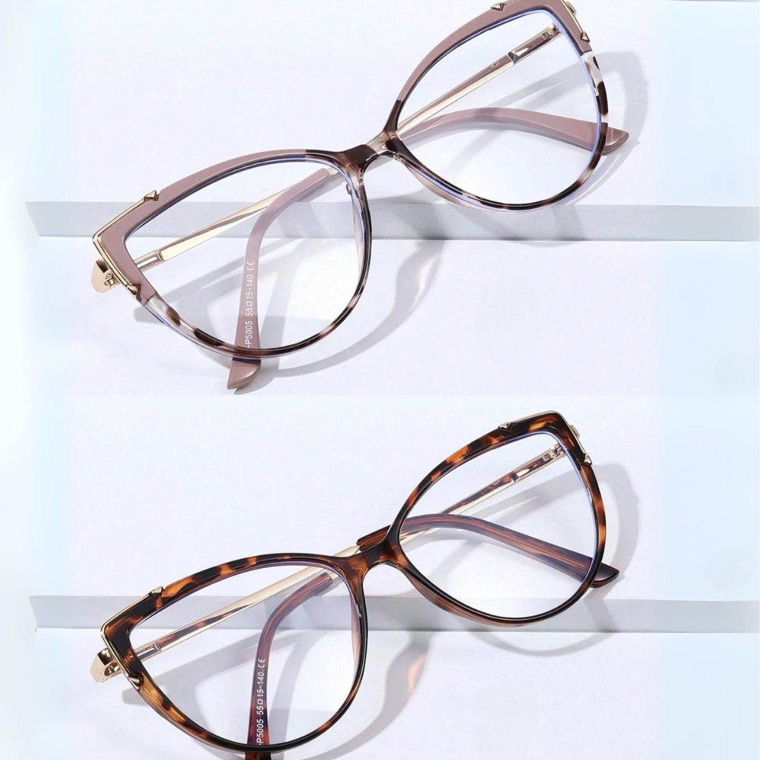 First Lens KittyEyes Blue Light Glasses Leopard 001