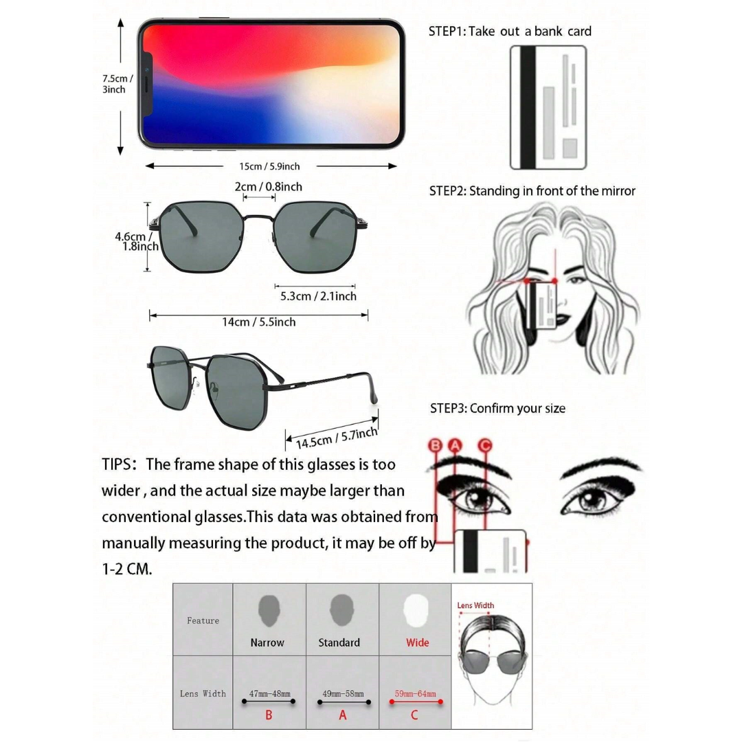 First Lens Kyra Square Sunglasses