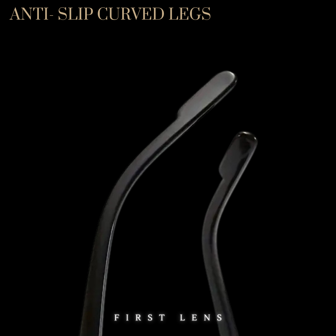 First Lens Luxe Square Aviator Sunglasses