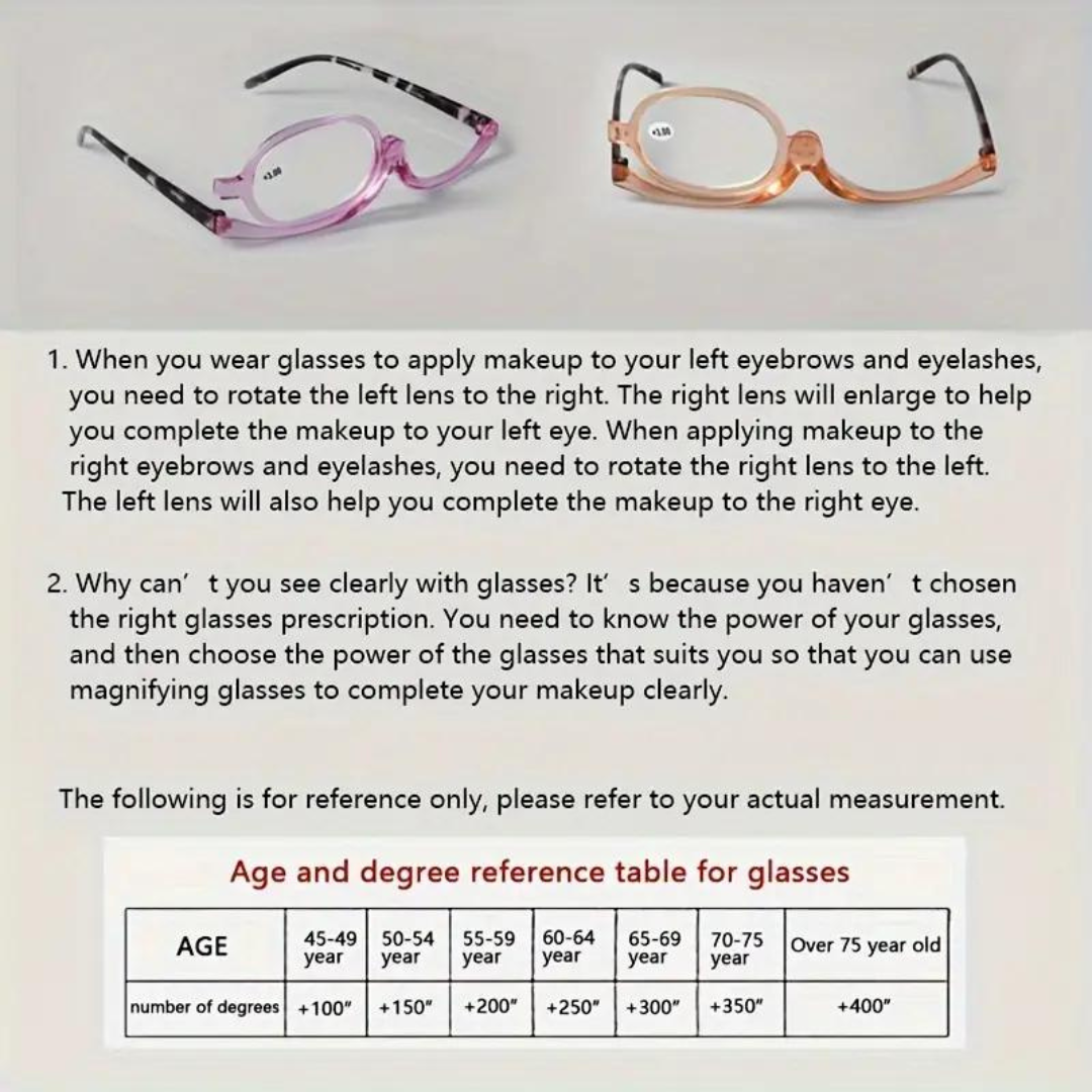 First Lens Makeup Reading Glasses