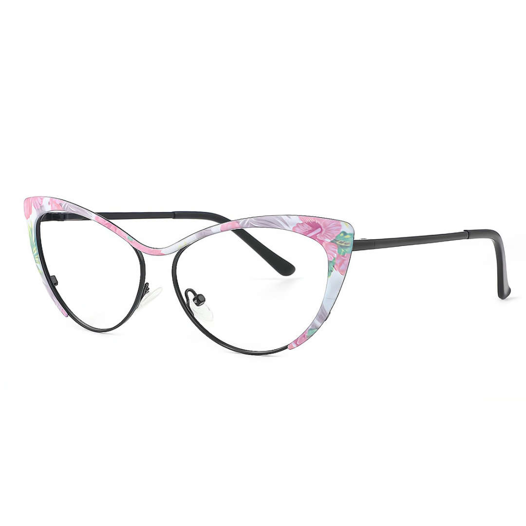 First Lens Meow Blue Light Computer Glasses - Floral