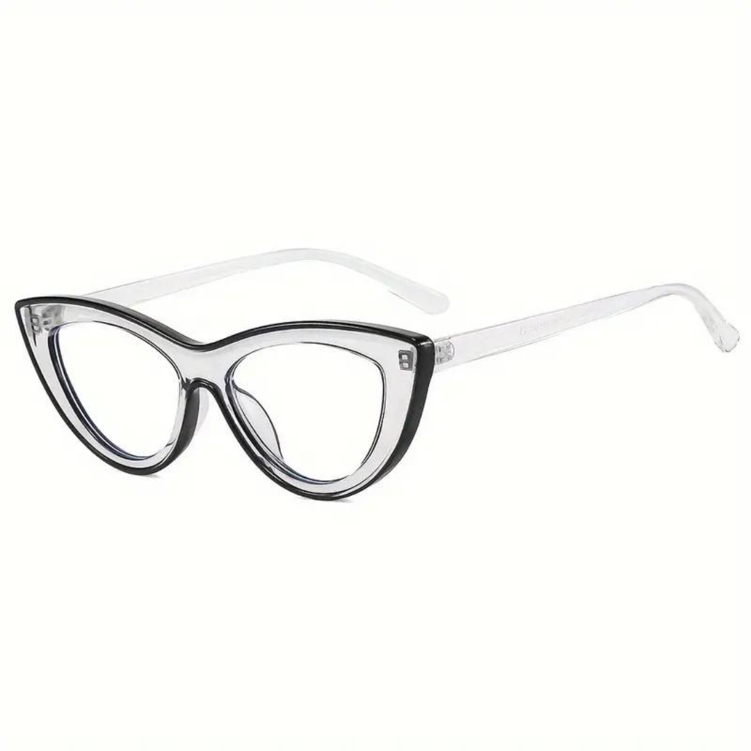 First Lens Neon Kitten Blue Light Computer Glasses - Black