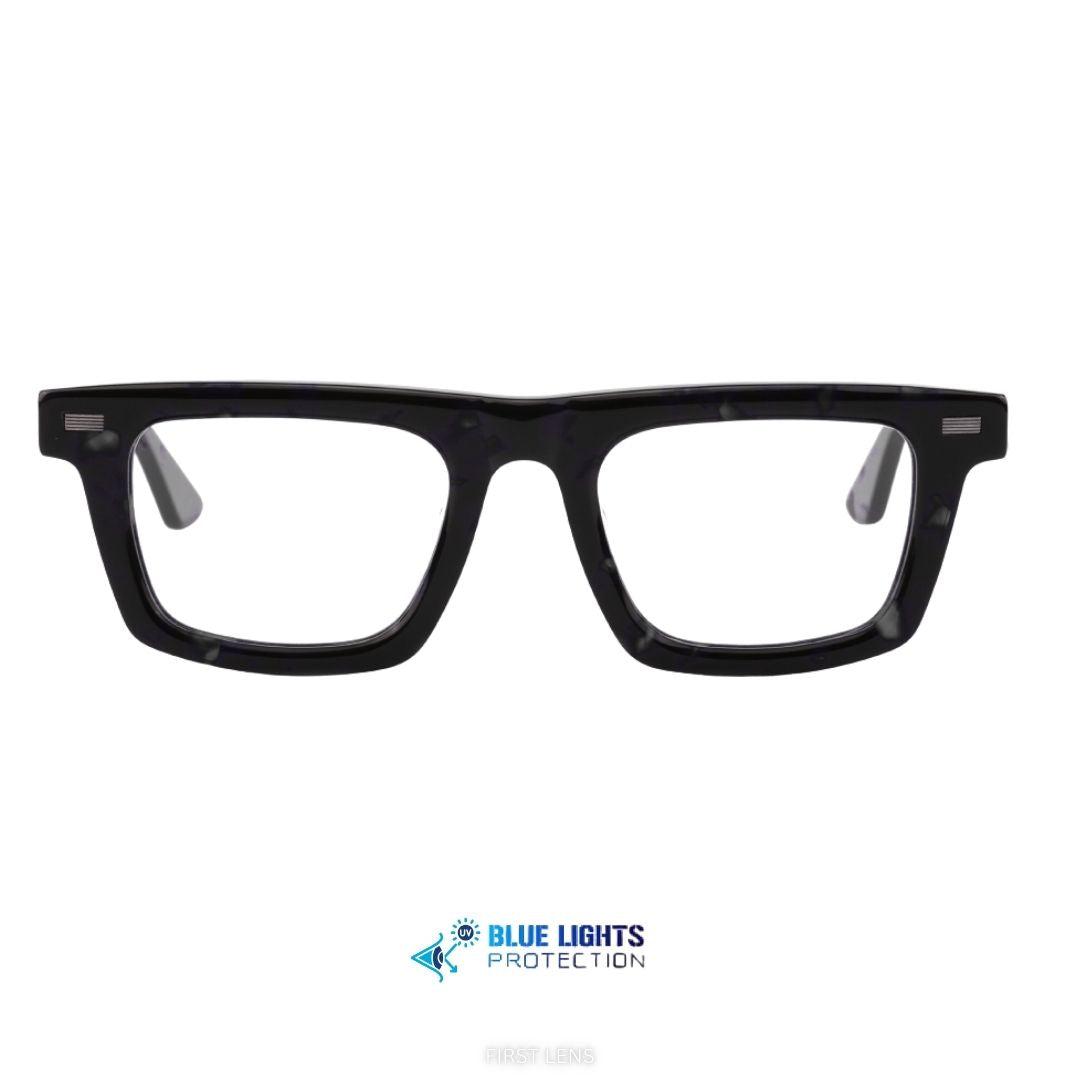 Stylish Nero eyewear with blue light protection for office and gaming use