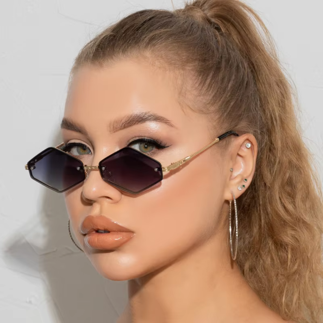 First Lens Noir Luxe Tinted Sunglasses - Black