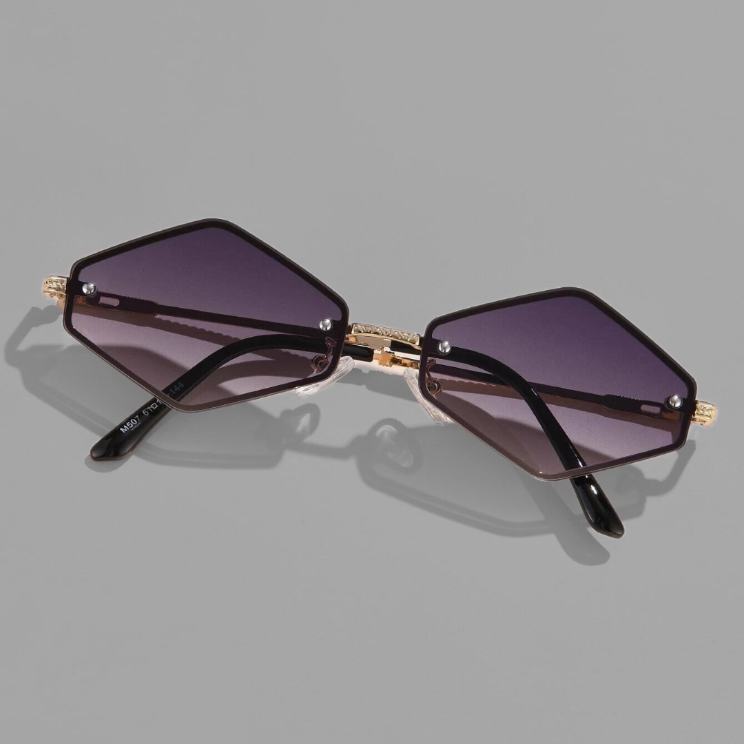 First Lens Noir Luxe Tinted Sunglasses - Black