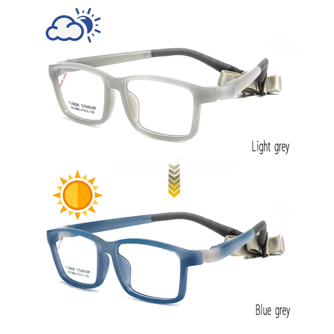 First Lens Photochromic Blue Light Kids Glasses