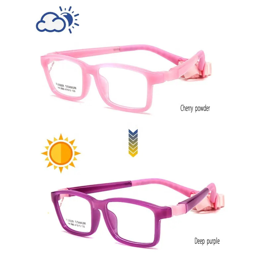 First Lens Photochromic Blue Light Kids Glasses