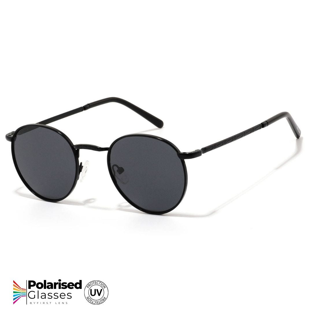 First Lens Raven Polarized Sunglasses S038 UV400 black shades