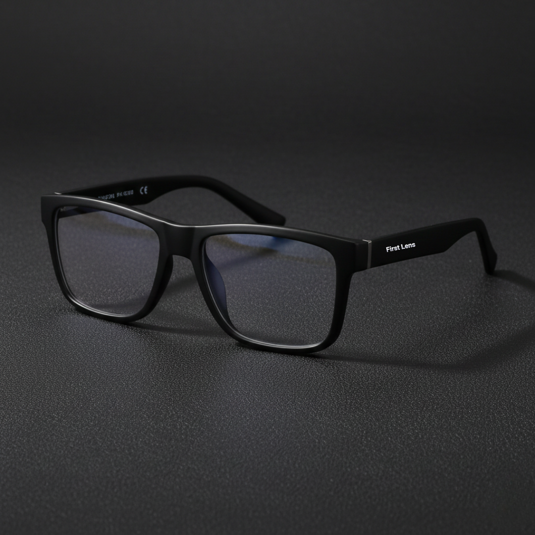First Lens Ravon Blue Light Computer Glasses - B091 Black