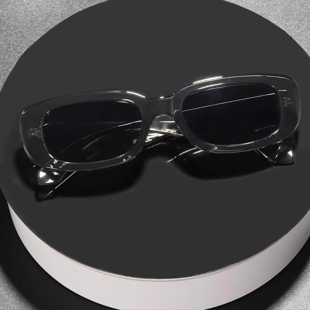 First Lens Retro Square Sunglasses UV-400