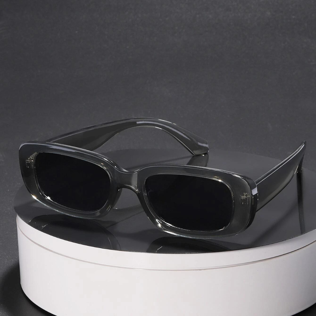 First Lens Retro Square Sunglasses UV-400