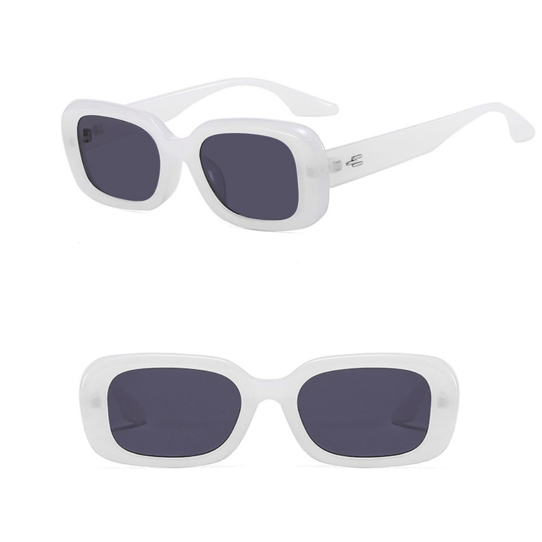 First Lens Retro Square Sunglasses UV-400