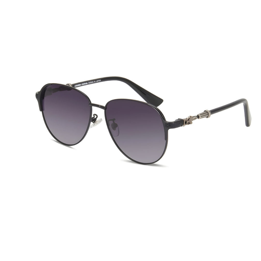 First Lens Royale UV400 Sunglasses- S373-  Black-Gradient