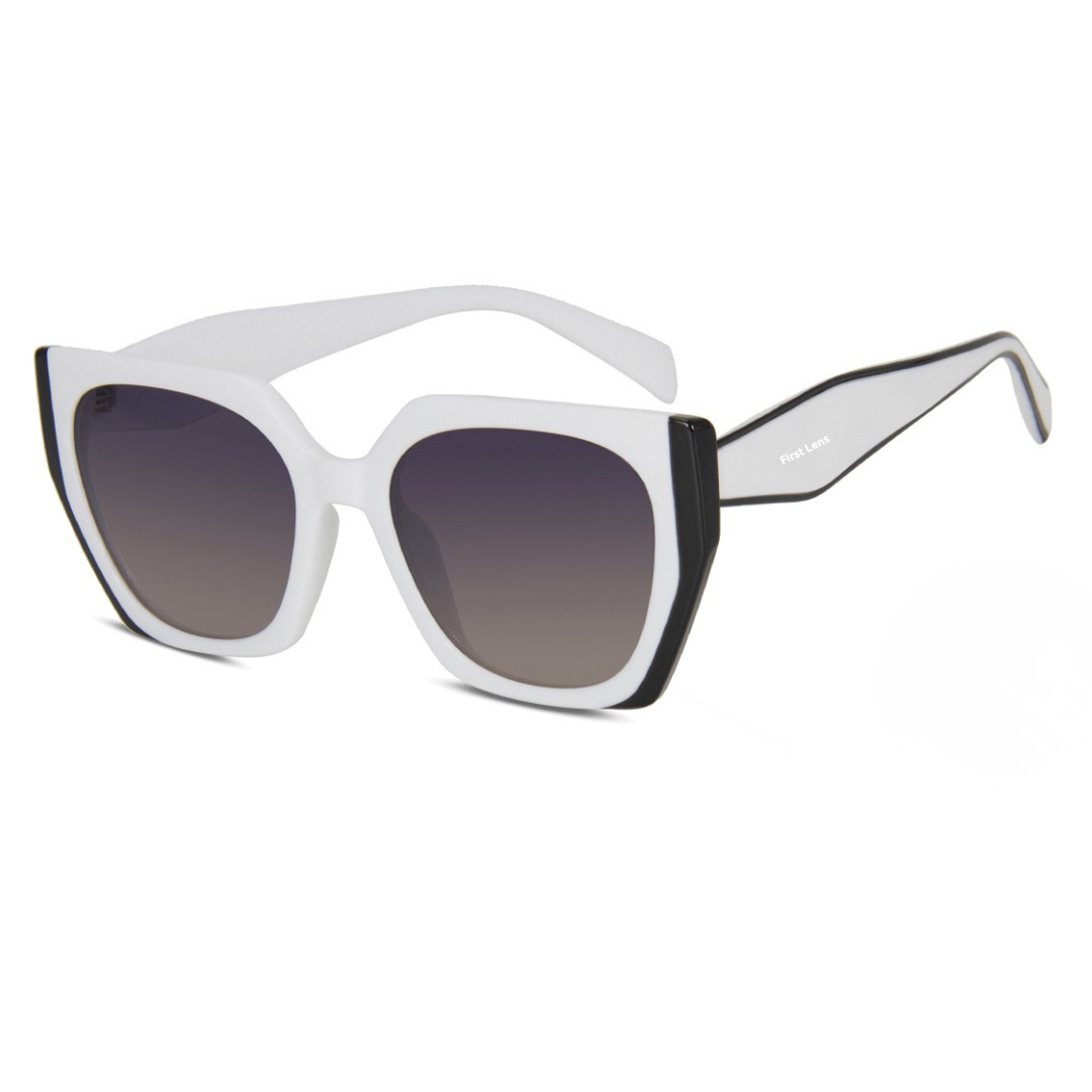 First Lens Snow UV400 Sunglasses White S112