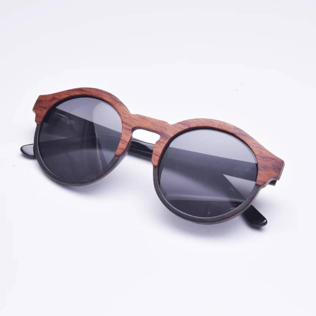 First Lens Sustainable Wooden Sunglasses (UV + Polarized) 007