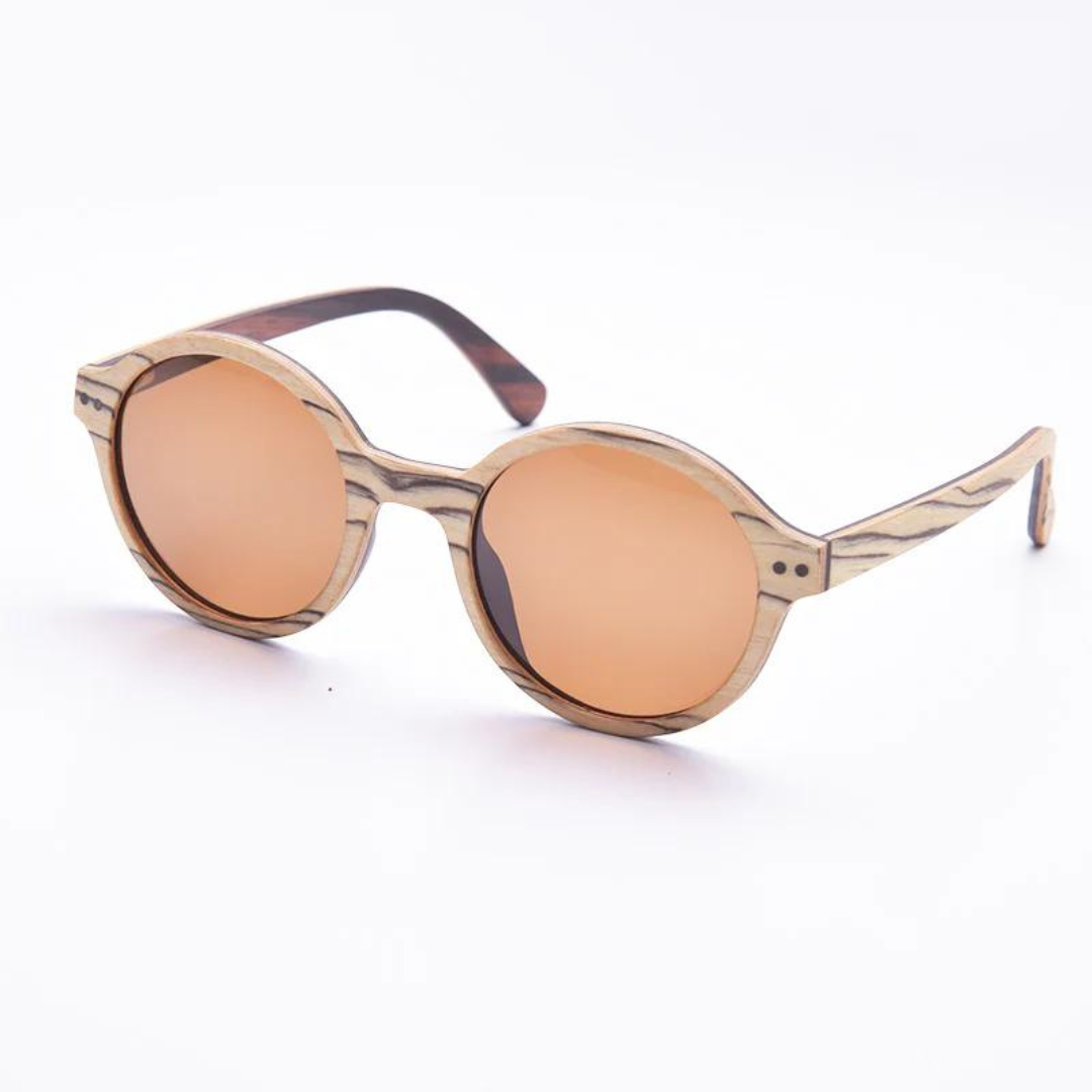 First Lens Sustainable Wooden Sunglasses (UV + Polarized) 013