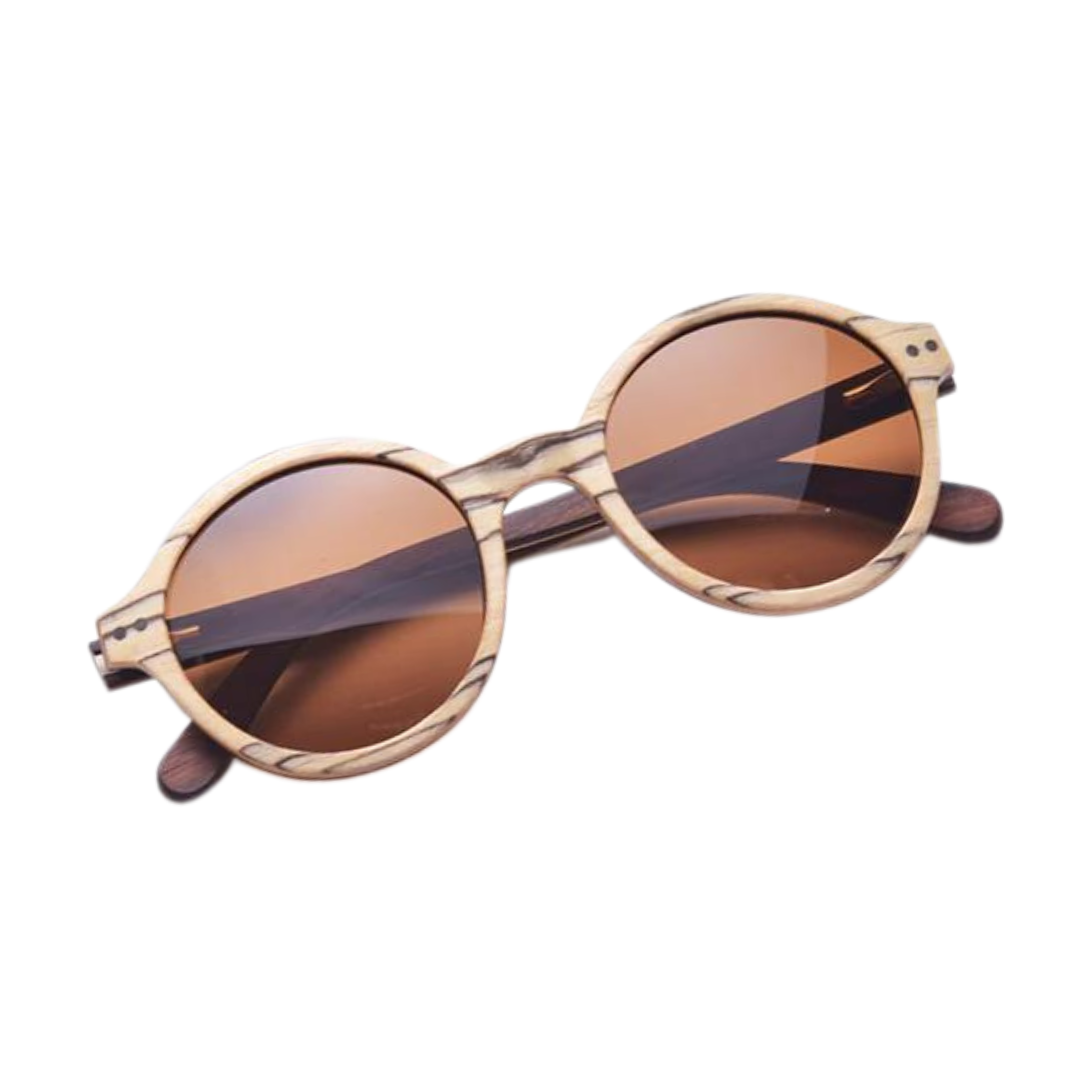 First Lens Sustainable Wooden Sunglasses (UV + Polarized) 013