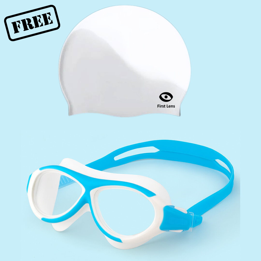 First Lens Swimming Goggles for Kids - K005 (Age 8 to 18)