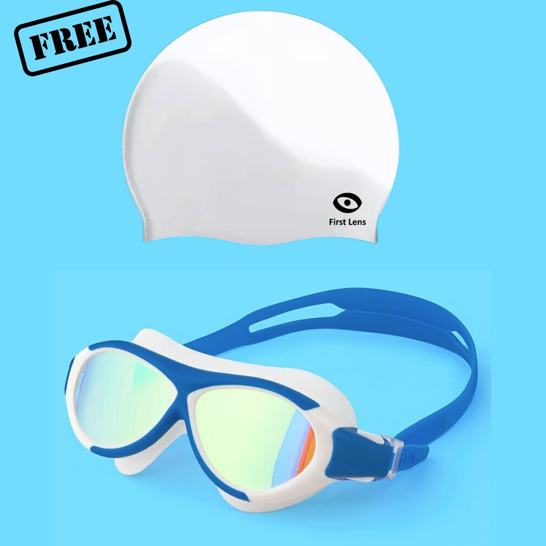 First Lens Swimming Goggles for Kids - K005 (Age 8 to 18)