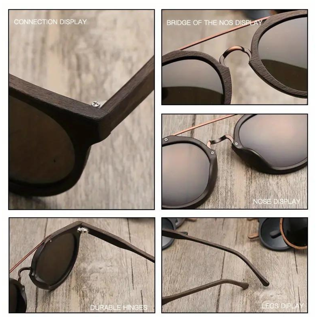 First Lens TimberView Wooden Sunglasses 001