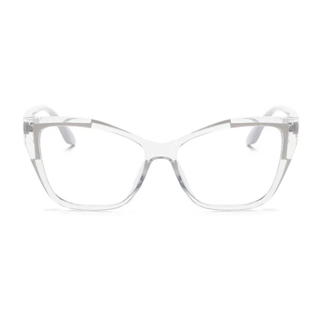 First Lens Vibrant Clear Cat Eye Blue Light Computer Glasses