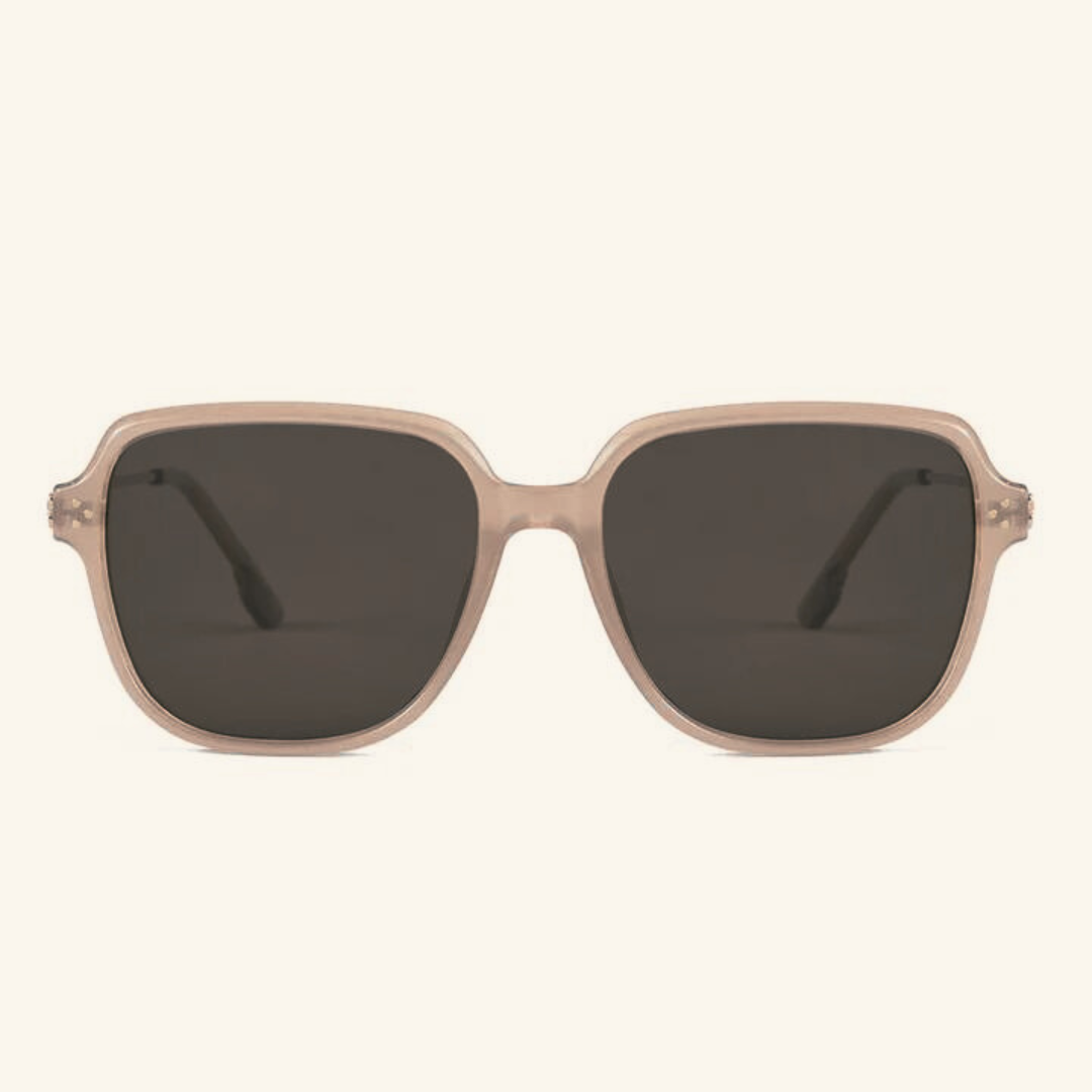 Detailed View of First Lens Vintage Charm Sunglasses, Emphasizing Classic Design