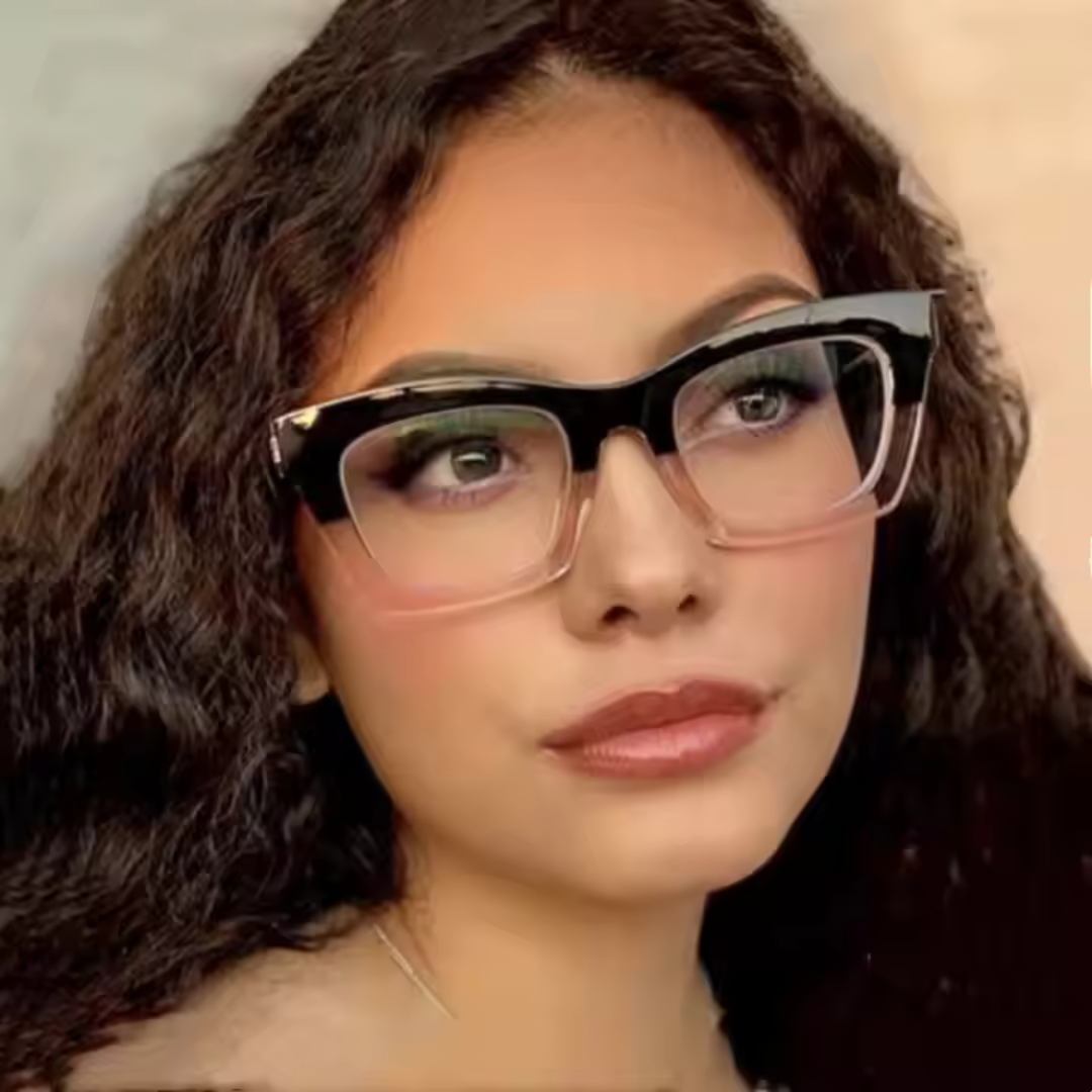 First Lens Vintage Square Blue Light Computer Glasses
