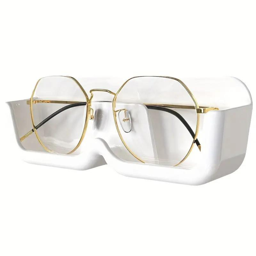 Modern design of First Lens Wall Eyewear Holder in a home setting