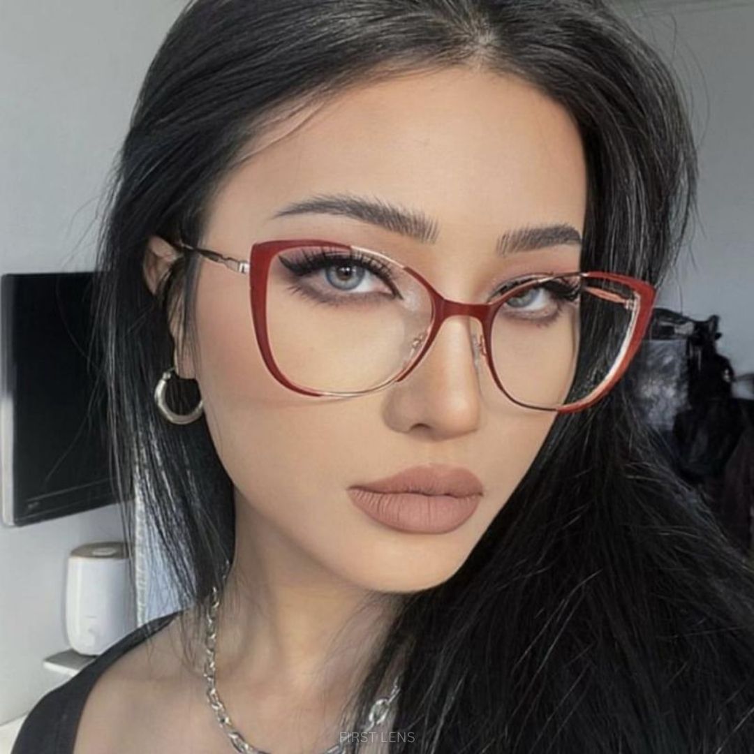 First Lens Clarisse computer glasses with anti-reflective coating