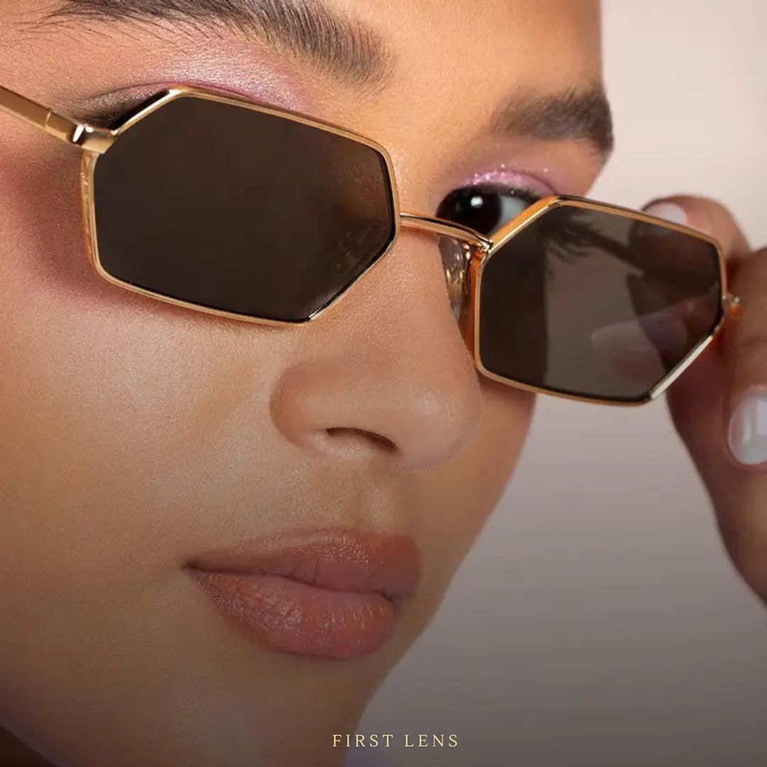 Front view of First Lens Edgevue UV400 S023 Sunglasses