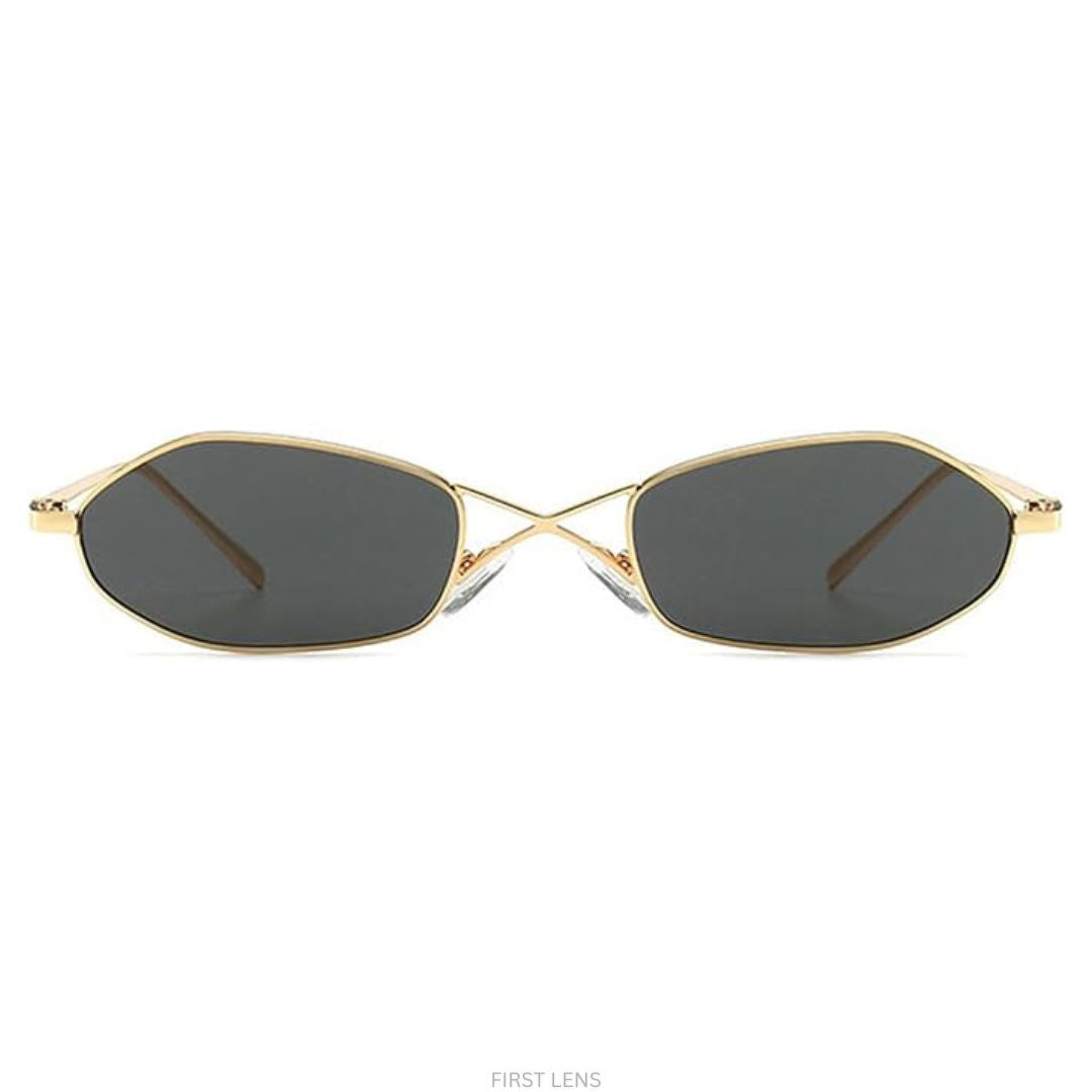 First Lens Lightwave UV400 Sunglasses S027 – Stylish Black Frame, UV Protection