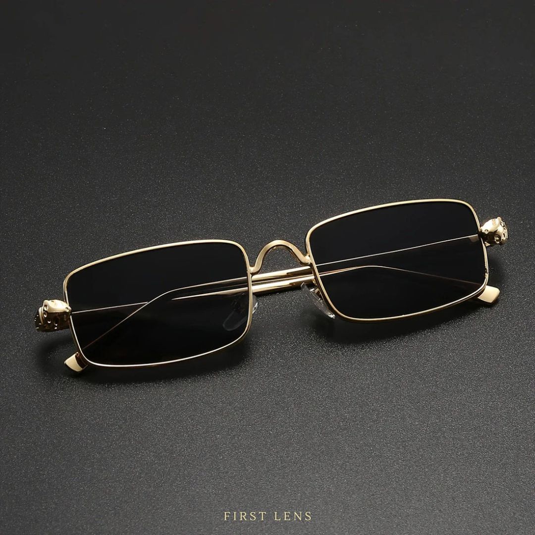 First Lens Radiance UV400 Sunglasses S029 – Stylish Black Frame, UV Protection