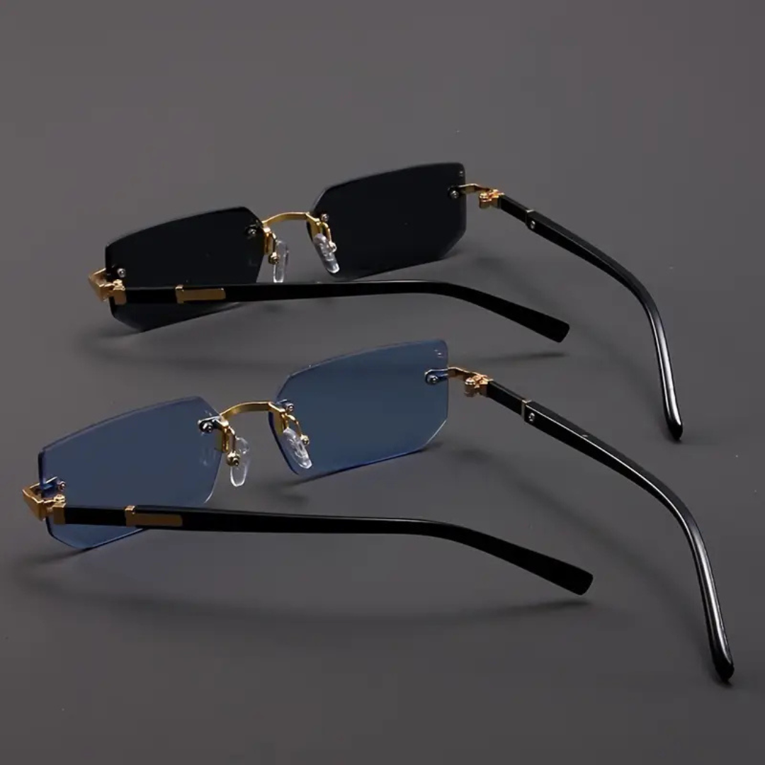 First Lens Shadeon UV400 Sunglasses S040 luxury rimless eyewear design