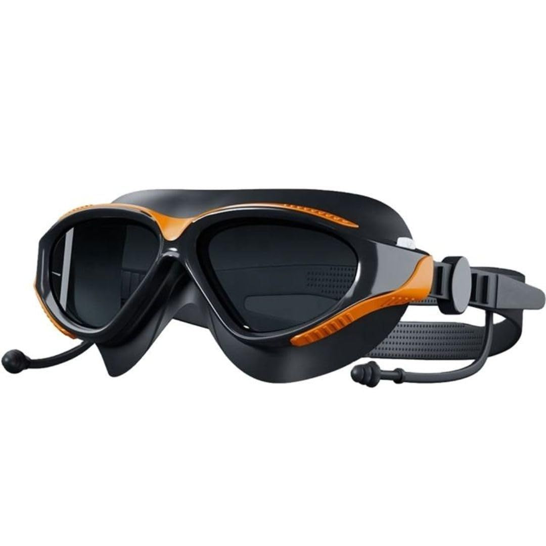 First Lens Adults Swimming Goggles with UV Protection & AntiFog Glasses for men & Women-