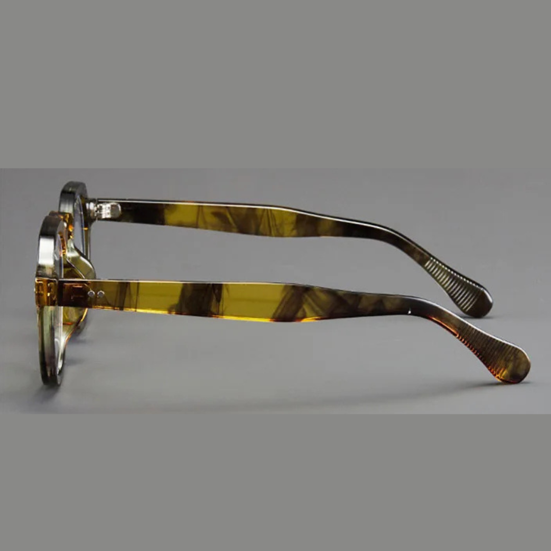 First Lens Amber Tortoise Blue Light Computer Glasses- B100