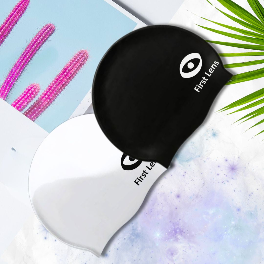 First Lens Aqua Fit Premium Adults Swimming Cap (Pack Of 1)