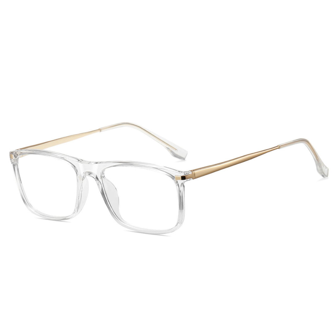 First Lens Aqua Transparent Blue Light Computer Glasses- B113