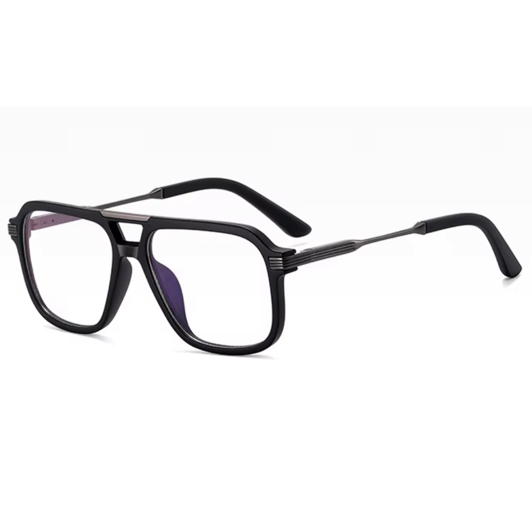 First Lens Astro Bar Blue Light Computer Glasses- B115-Matt-Black