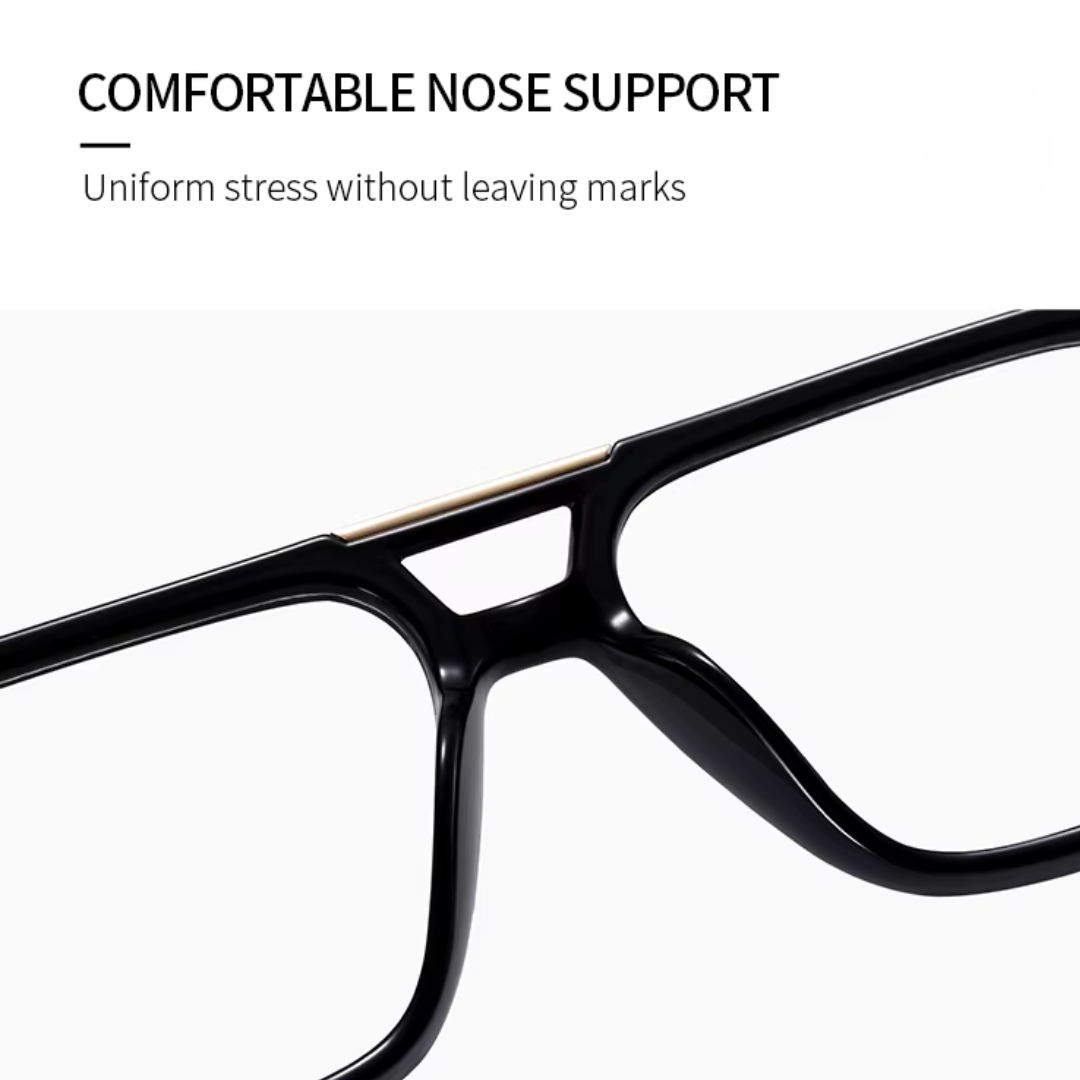 First Lens Astro Bar Blue Light Computer Glasses- B115-Blue-Stripe