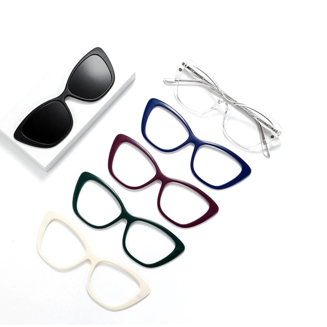 First Lens ColorPop Magnetic Cat-Eye Sunglasses-S121
