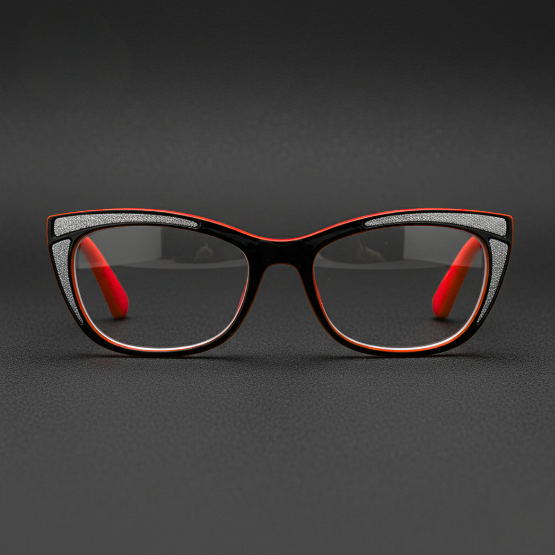 First Lens Crimson Edge Blue Light Computer Glasses - B105