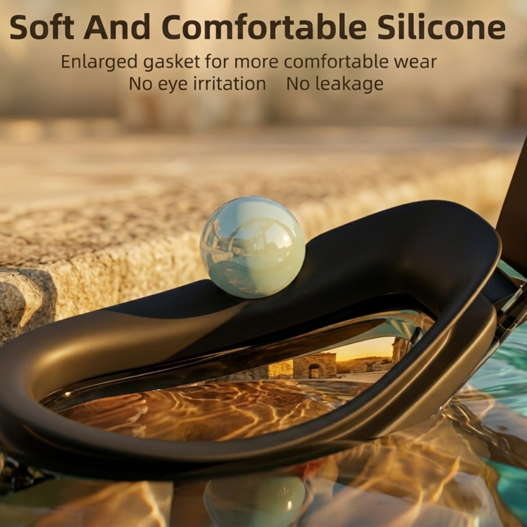First Lens Customize Powered Swimming Goggles with UV Protection & Antifog - Plus Power (Hyperopia) - SW021