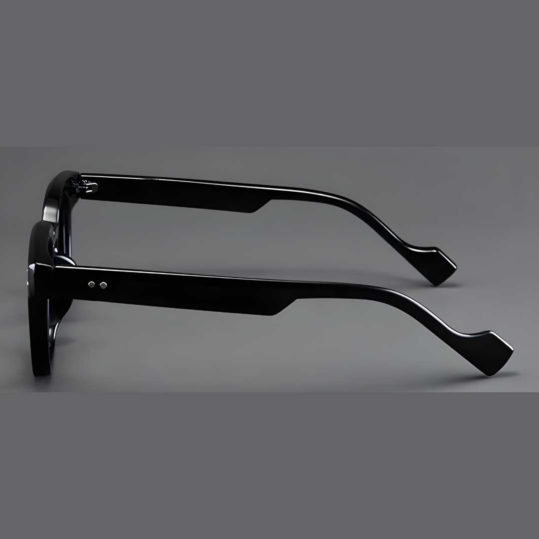 First Lens Jet Black Blue Light Computer Glasses - B103