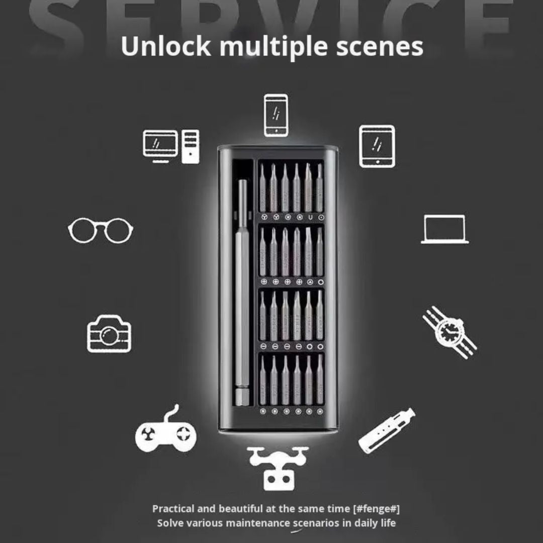 First Lens Spectakal 24-in-1 Multifunctional Precision Screwdriver Set for Spectacles & Sunglasses Repair