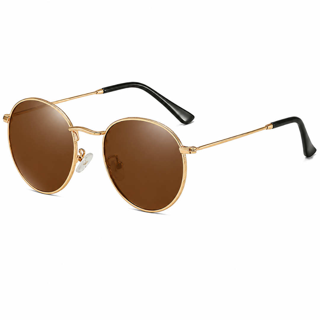 First Lens Musgrav Polarized Sunglasses Brown Gold S498
